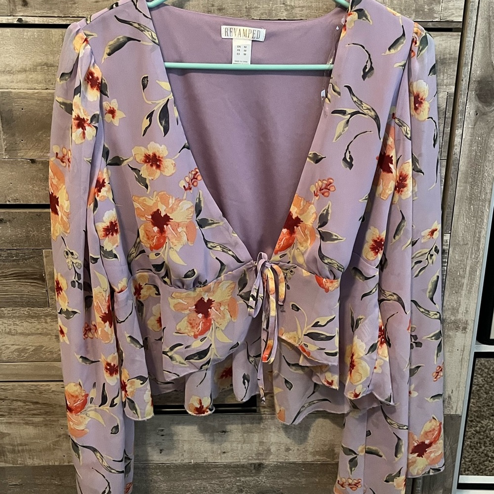 tie front top